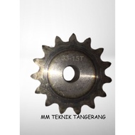 Sprocket RS 35 x 15 T Gear Chain Single Gear Z 15T RS35 -1 35Z15 35X15T 35-1 type B Sprocket spr 35-