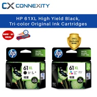 HP 61XL High Yield Black + Tri-color Original Ink Cartridges Set HP 61XL Black HP 61XL Tri-colour HP