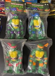 Nickelodeon x Unbox 2016年 tmnt 忍者龜 12吋 sofubi 玩偶 公仔  一套