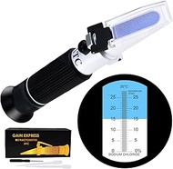 0-28% Salinity Refractometer ATC, Sodium Chloride (NaCl) Salt Level Meter Tester, Test Kit for Sea W