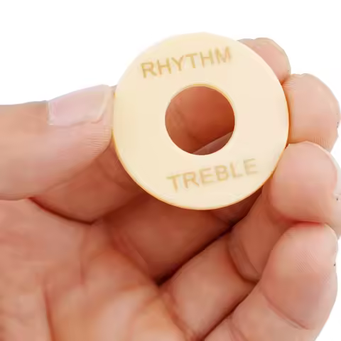 Rhythm/Treble Selector Switch Ring For Gibson Les Paul Guitar Plastic Pickup Selector Plates Toggle 