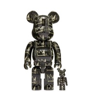 Bearbrick Jean michel basquiat #8 400%+100%