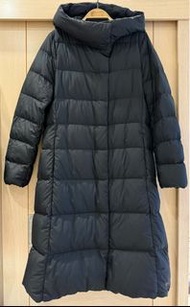 專櫃品牌 Uniqlo 優衣庫 長版連帽羽絨大衣外套（女）M號