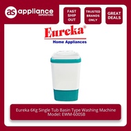 Eureka 6Kg Single Tub Basin Type Washing Machine EWM-600SB
