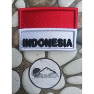 5X7 Embossed Indonesian Flag Bet