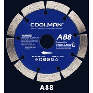 COOLMAN A88 4" DIAMOND CUTTING DISC