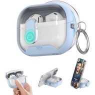 Miimall for Samsung Galaxy Buds 3/Buds3 pro/Buds3 FE Case with Phone Stand, Secure Lock Clip Full Bo