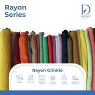 Premium Rayon Cringkle Airflow Fabric Material
