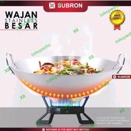 Subron St Wss~50 Wajan Stainless Jumbo ??50 Cm Wajan Wajan Tebal Besar