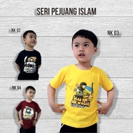 Muslim Da'Wah Shirts For muslim Children With 30s premium combed Fighters