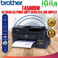 Brother T4500DW MFC-T4500DW Refill Ink Tank All-In One A3 Print A3 Scan PRINTER