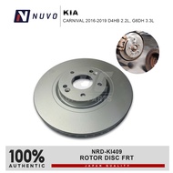 NUVO ROTOR DISC FRT KIA CARNIVAL 2016-2019 D4HB 2.2L, G6DH 3.3L NRD-KI409 51712-A9200 ( 1 PC )