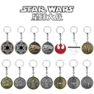 Movie Star Wars Spaceship Spacecraft Keychain Darth Vader Robot R2D2 C3PO Helmet Keyring Keychains J