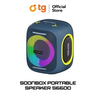 ลำโพงปาร์ตี้ไร้สายเสียงแน่น แบรนด์ SOONBOX รุ่น S6600 ไฟ LED (สินค้ารับประกันศูนย์ 1ปี) By TG