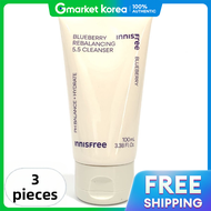 INNISFREE | Blueberry Rebalancing 5.5 Foam Cleanser 100ml 3Ea (1+1+1)