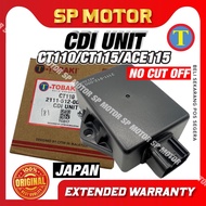 MODENAS CT110 CDI UNIT NO CUT OFF ACE115 CT 110 CT115 CT 115S CDI UNIT ASSY 100% ORI TOBAKI JEPUN EN