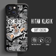 Y-16 One Piece Luffy Silicone Casing for iphone 13 14 8 7 Pro Max Plus Case