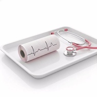 fengyunstoren ECG Paper for ECG Machine 110mmx20m Thermal Diagnostic Paper Red Grid MY