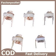 FCMY 5PCS 5MM Ceramic Trimmer Capacit Adjustable Capacitor Trimmer Variable Ceramic Capacitor 3PF 5P