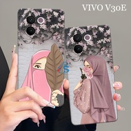 [SHARK CASE] Softcase VIVO V30E 5G 2024 NEWEST Hijab Motif - Vivo V30E Casing - Vivo V30E Case - Viv