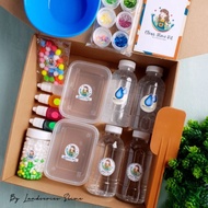 DIY Mega Clear Slime Kit by Landseries Slime| Bahan Slime