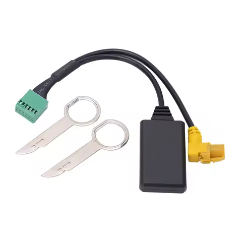 MMI 3G AMI 12Pin Bluetooth 5.0 AUX Cable Adapter Wireless Audio Input Replacement for Audi Q5, A4L, 