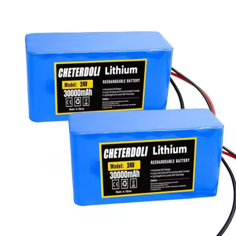 100% New 7S3P 18650 24V 100000mAh Rechargeable Batteries 24V Lithium Battery Wheelchair Battery 7s3p