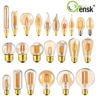 Vitange E12 E14 E27 LED Edison Bulbs 1W 2W 3W 4W 6W 8W LED Filament Bulb C7 T22 C35 A19 G40 G80 ST45