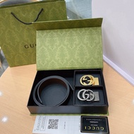 Double-Headed Edition Gucci Band Genuine Open Mold This Uses The Original Leather Belt Body On Both