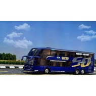 Miniature Bus - Mount Treasure - Jetbus 5 SDD Adiputro - Volvo B11R Scale 1:87 (HO Scale)