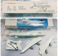 德國漢莎航空波音B747-400飛機模型連機座 Lufthansa b747-400 model 1:250 玩具 DIY微縮場境