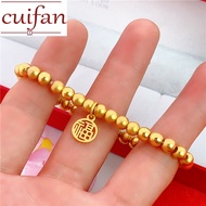 Cuifan 18K saudi gold bracelet gold 18k pawnable saudi Blessing Bracelet