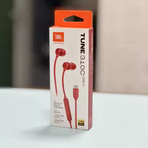 JBL TUNE 310C Authentic Wired in-ear headphones with Type-C interface stereo channel microphone for 
