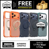 [ 17 Pro Max / 17 Pro ] TORRAS Ostand Q3 Spin Air Series Magnetic Case with Foldable Stand