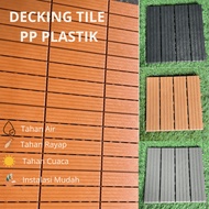 PP Decking Tile - Floor Decking Tile - 100% Original from Plastic - Plastic Floor - Dismantle and Re