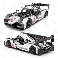 Enhance S Card8312Pull Back Racing Porsche919Model assembled building blocks small particle toys for