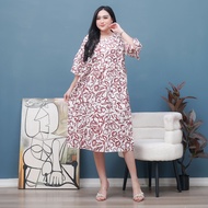AZALEA RAYON FLOWER DRESS WITH FRONT ZIPPER
