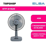 Elba 16 inch 3 Speed Table Fan ETF-G1620(GR) Kipas Meja