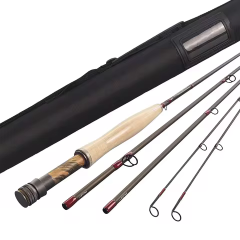 Aventik IM12 9FT 3/4/5/6/7/8WT Japan 46T Nano Carbon Fly Fishing Rod, Super Light Fast Action Trout 
