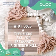 WOODEN Letter Board Set DIY Decorative WOODEN Letter Board/, Baby Name WOODEN Board / Includes Lette