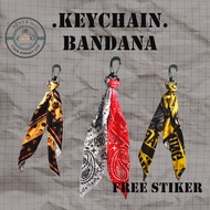 GANTUNGAN Capsmarketqyu - Bag Charm bandana/KEYCHAIN BANDANA SLAYER/KEYCHAIN BANDANAS UNISEX ACCESSO