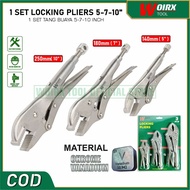 Crocodile Pliers Pliers One Set Size 5 7 10 inch 5" 7" 10"