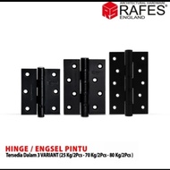 ENGSEL KUPU PINTU RAFES BLACK STAINLESS