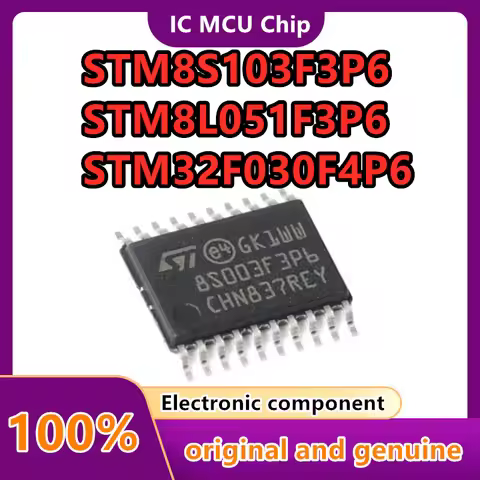 IC STM8S003F3P6 STM8S103F3P6 STM8L051F3P6 STM32F030F4P6 STM32F031F4P6 STM32F031F6P6 STM32F042F4P6 ST