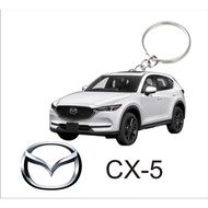 Mazda cx5 CX-5  white keychain 2D