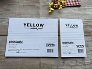 Veco Yellow Pad paper Crosswise / 1/4 Size (1 pad)