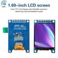 1.69-Inch TFT LCD Screen ST7789 Small Screen 240x280 Display LCD Rounded Screen SPI Color Screen Blu