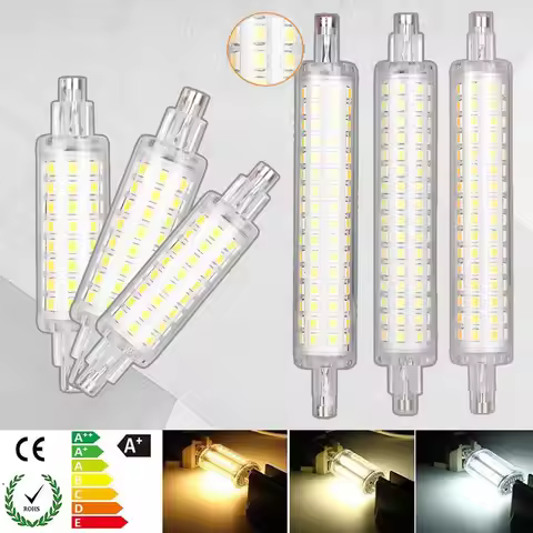 Double Ended R7S LED 118mm Tube Bulb 78mm Floodlight 110V 220V High Power 12W 16W Working Light Gara