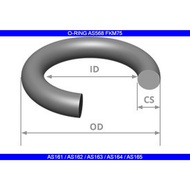 O-Ring AS568 CS 2.62MM FKM75 ( AS161 / AS162 / AS163 / AS164 / AS165 ) FKM 75 Shore Oring / Dash Num