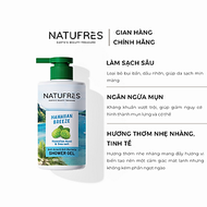 Sữa tắm Natufrès Bia Bỉ/ Rượu Vang/ Muối Biển và Trái Nhàu/ Tinh dầu Argan 250ml/ 450ml